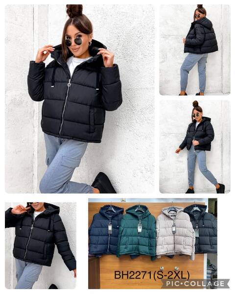 Kurtka damska zimowa BH2271 1 kolor S-2XL 1