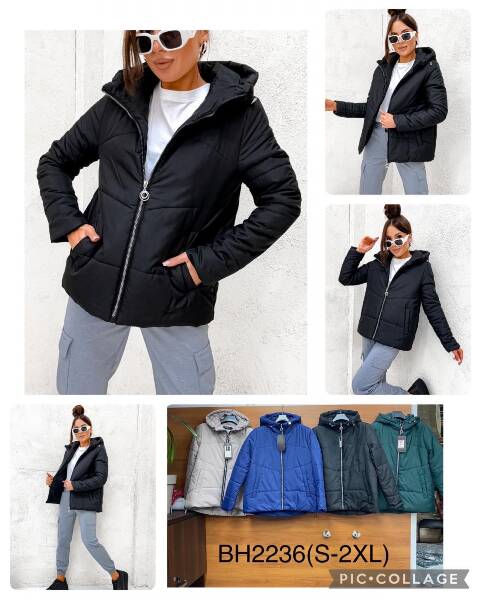 Kurtka damska zimowa BH2236 1 kolor S-2XL
