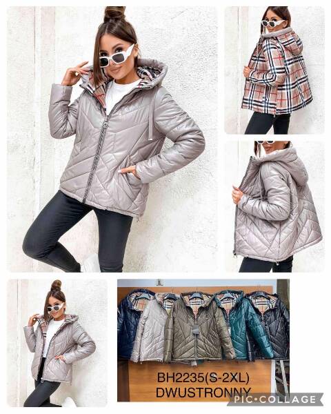 Kurtka damska zimowa BH2235 1 kolor S-2XL