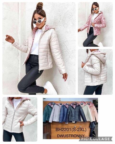 Kurtka damska zimowa BH2201 1 kolor S-2XL