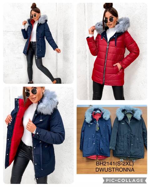 Kurtka damska zimowa BH2141 1 kolor S-2XL 1