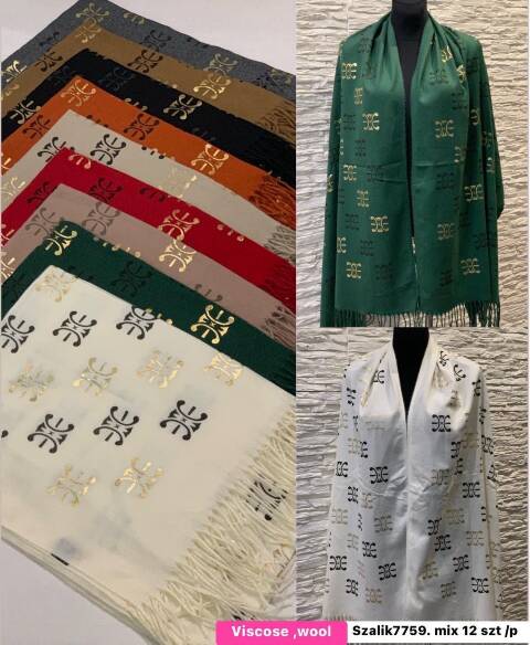 Szaliki damskie 2262 Mix kolor Standard