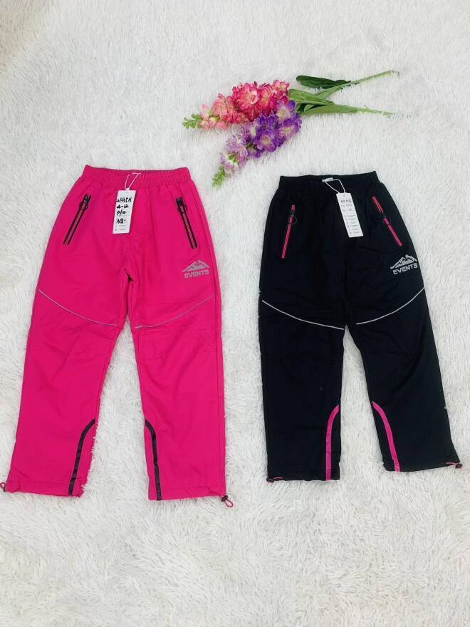 Spodnie  dziewczęce 2385 MIX KOLOR  4-12 1