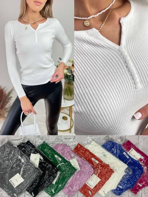 Sweter damskie 2396 Mix kolor Standard