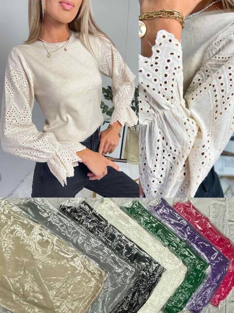 Sweter damskie 2398 Mix kolor S/M-L/XL 1