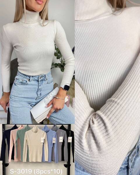 Sweter damskie 2403 Mix kolor S/M-L/XL 1