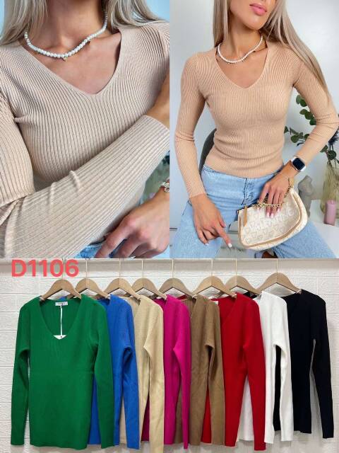 Sweter damskie D1106 Mix kolor Standard