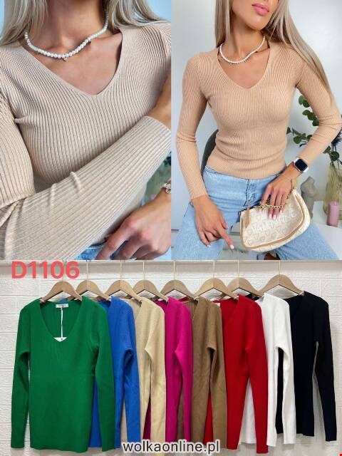 Sweter damskie D1106 Mix kolor Standard