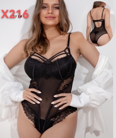 Body damskie X216 1 kolor  Standard