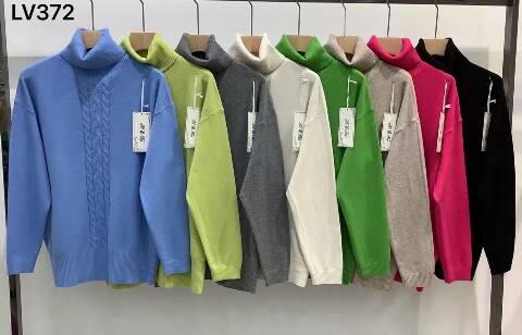 Sweter damskie LV372 Mix kolor M-2XL