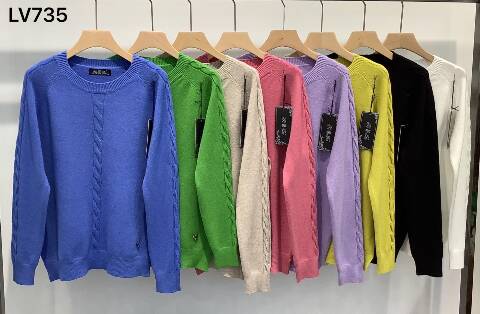 Sweter damskie LV735 Mix kolor M-2XL 1