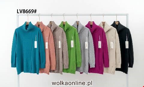 Sweter damskie LV8669 Mix kolor L-3XL