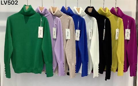 Sweter damskie LV502 Mix kolor M-2XL