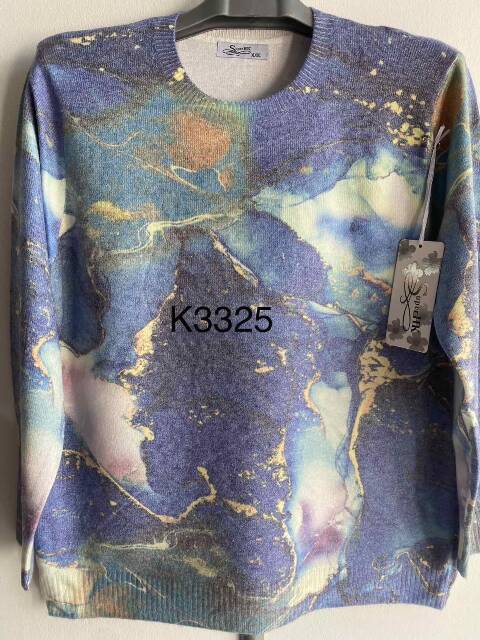 Sweter damskie K3325 Mix kolor M-2XL