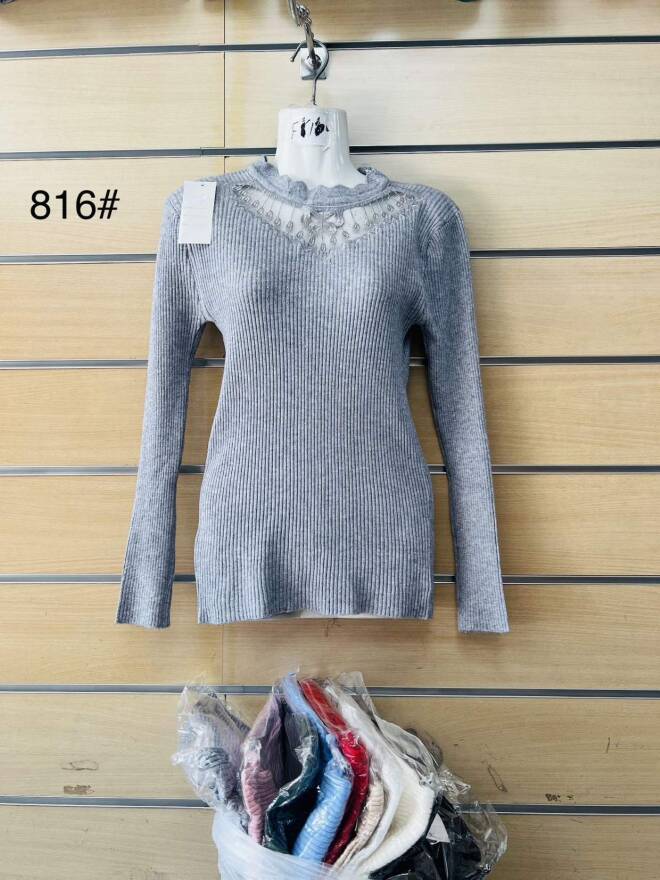 Sweter damskie 816 MIX KOLOR  M-2XL 1