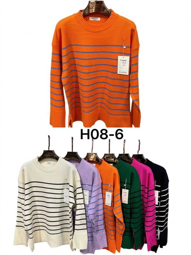 Sweter damskie H08-6 MIX KOLOR  M-2XL
