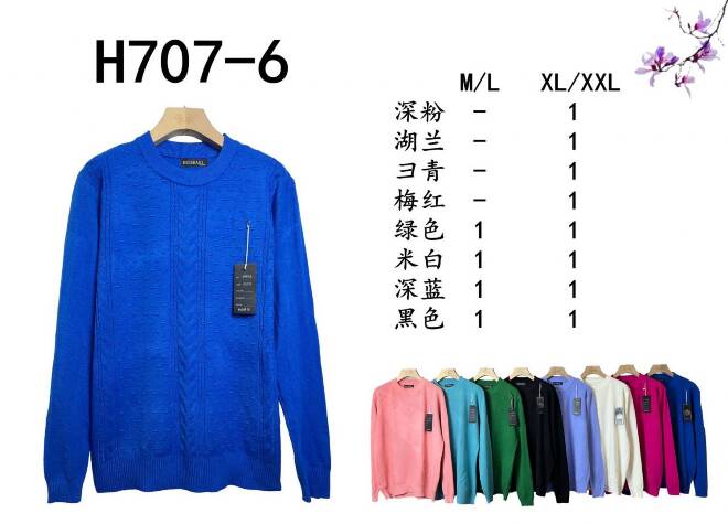 Sweter damskie H707-6 MIX KOLOR  M-2XL