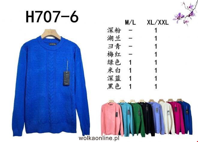 Sweter damskie H707-6 MIX KOLOR  M-2XL