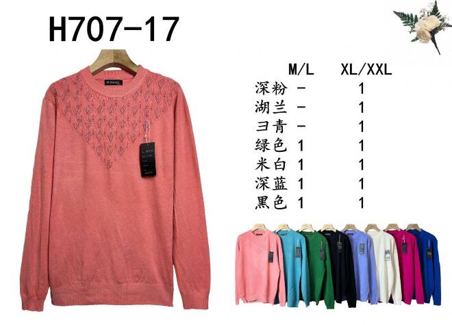 Sweter damskie H707-17 MIX KOLOR  M-2XL