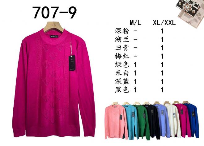 Sweter damskie H707-9 MIX KOLOR  M-2XL