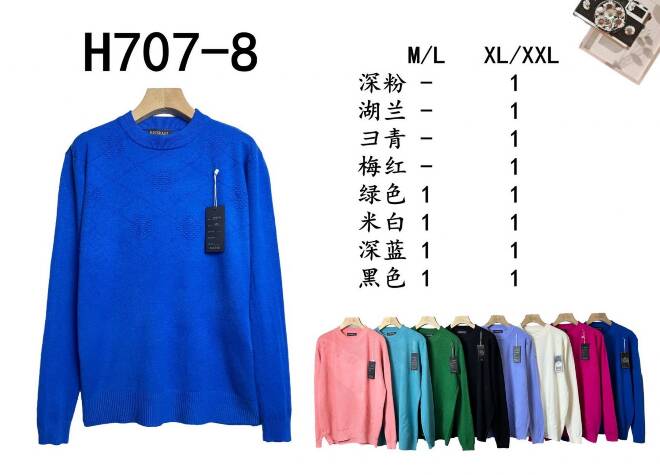Sweter damskie H707-8 MIX KOLOR  M-2XL 1