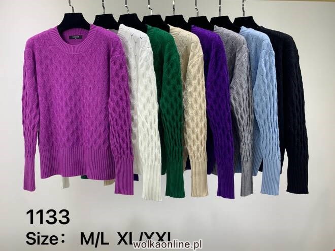 Sweter damskie 1133 MIX KOLOR  M-2XL