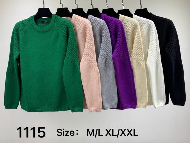 Sweter damskie 1115 MIX KOLOR  M-2XL 1