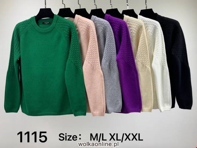 Sweter damskie 1115 MIX KOLOR  M-2XL