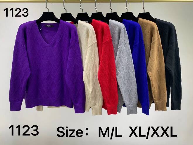 Sweter damskie 1123 MIX KOLOR  M-2XL 1