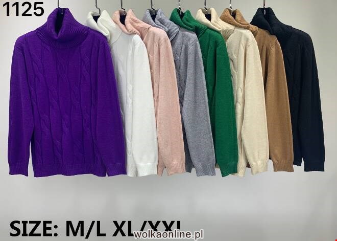 Sweter damskie 1125 MIX KOLOR  M-2XL