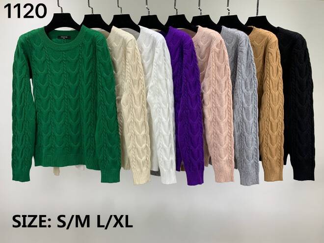 Sweter damskie 1120 MIX KOLOR  S/M-L/XL
