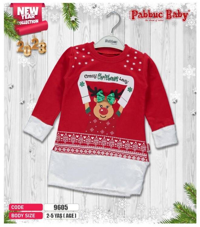 Sukienki dziewczęce 9605 1 kolor  2-5y 1