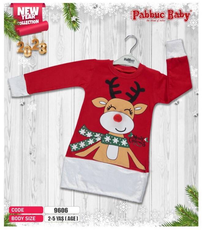 Sukienki dziewczęce 9606 1 kolor  2-5y