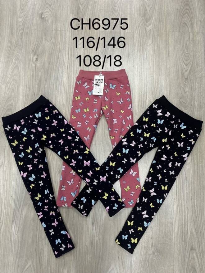 Leginsy  dziewczęce CH6975 MIX KOLOR  116-146 1