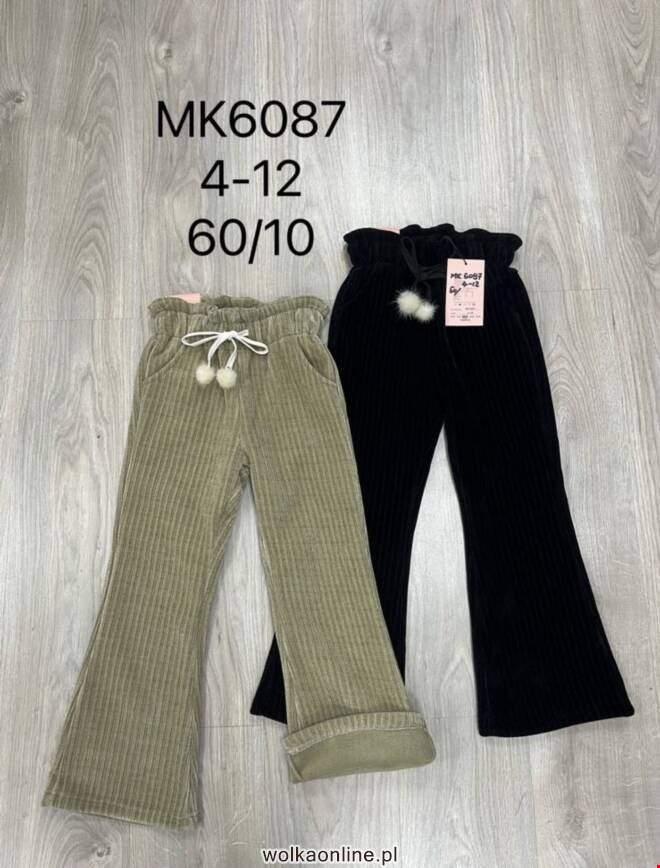 Spodnie dziewczęce MK6087 MIX KOLOR  4-12