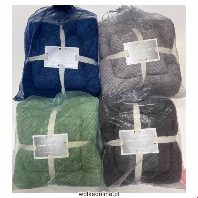 Komplet Ręczników  2 części 2705 1 Kolor  35x75,70x140