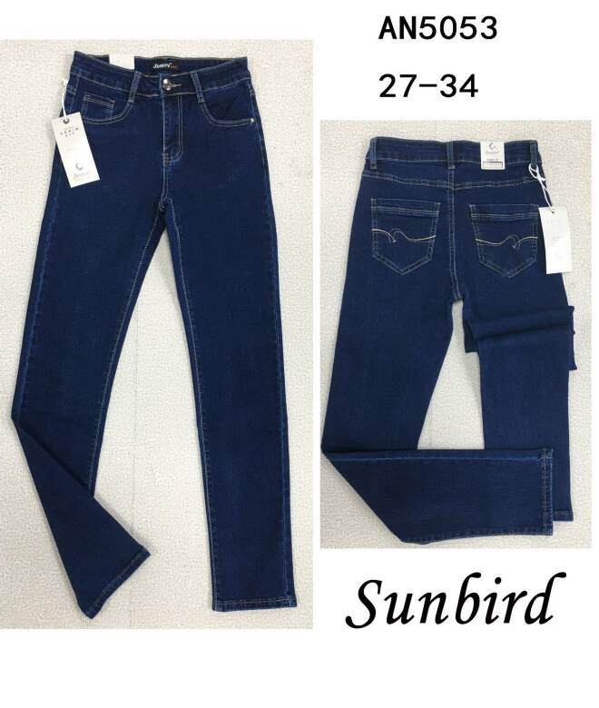 Jeansy damskie AN5053 1 kolor  27-34 1