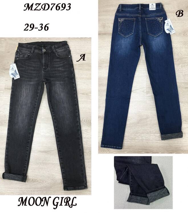 Jeansy damskie MZD7693 1 kolor  29-36 1