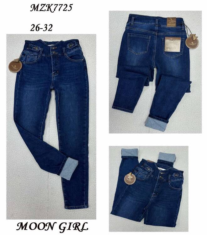 Jeansy damskie MZK7725 1 kolor  26-32 1