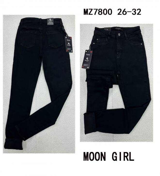 Jeansy damskie MZ7800 1 kolor  26-32 1