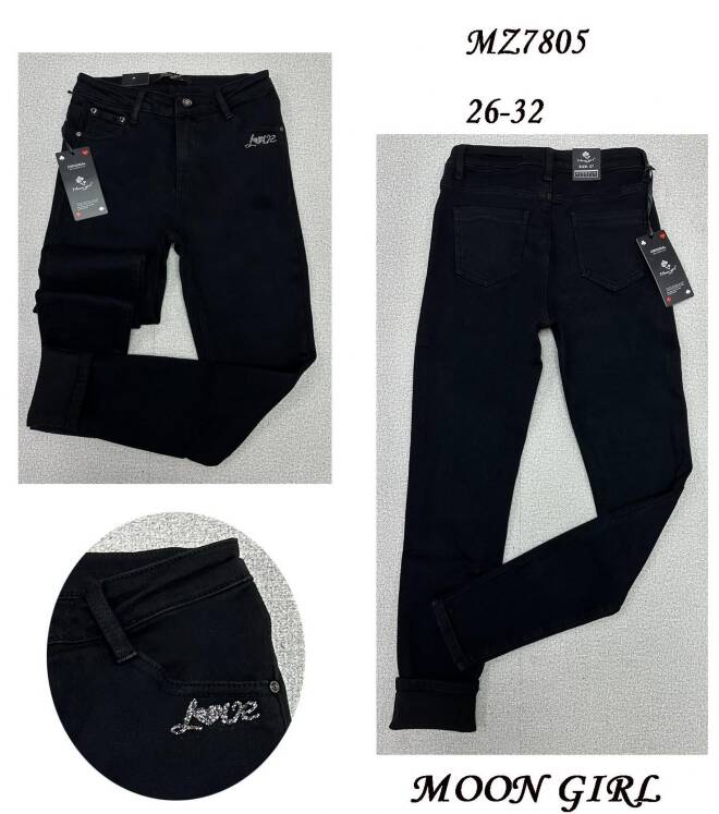 Jeansy damskie MZ7805 1 kolor  26-32 1