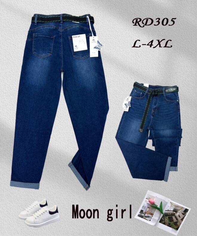 Jeansy damskie RD305 1 kolor  L-4XL 1