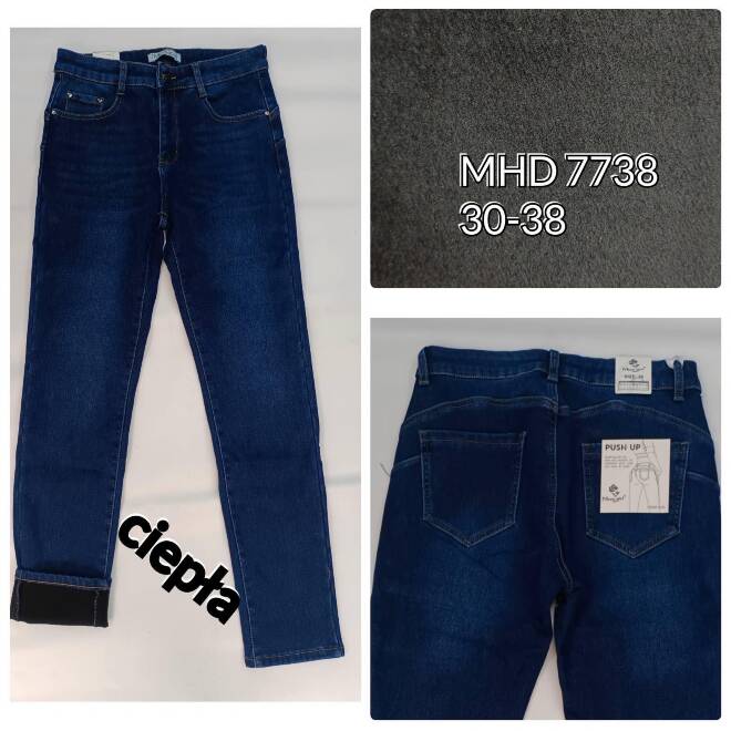 Jeansy damskie MHD7738 1 kolor  30-38 1