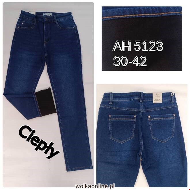 Jeansy damskie AH5123 1 kolor  30-42