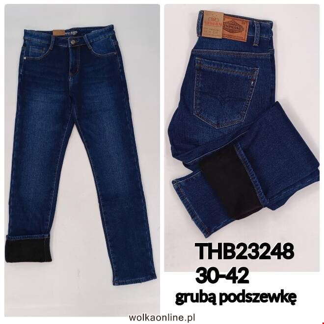 Jeansy męskie THB23248 1 kolor  30-42