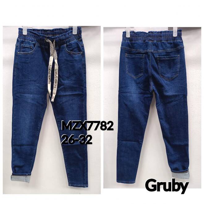 Jeansy damskie MZX7782 1 kolor  26-32