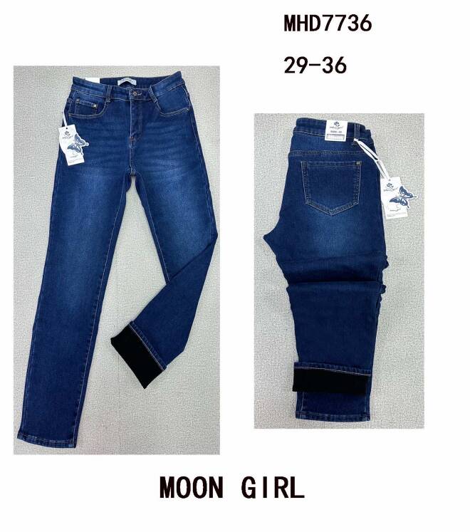 Jeansy damskie MHD7736 1 kolor  29-36 1
