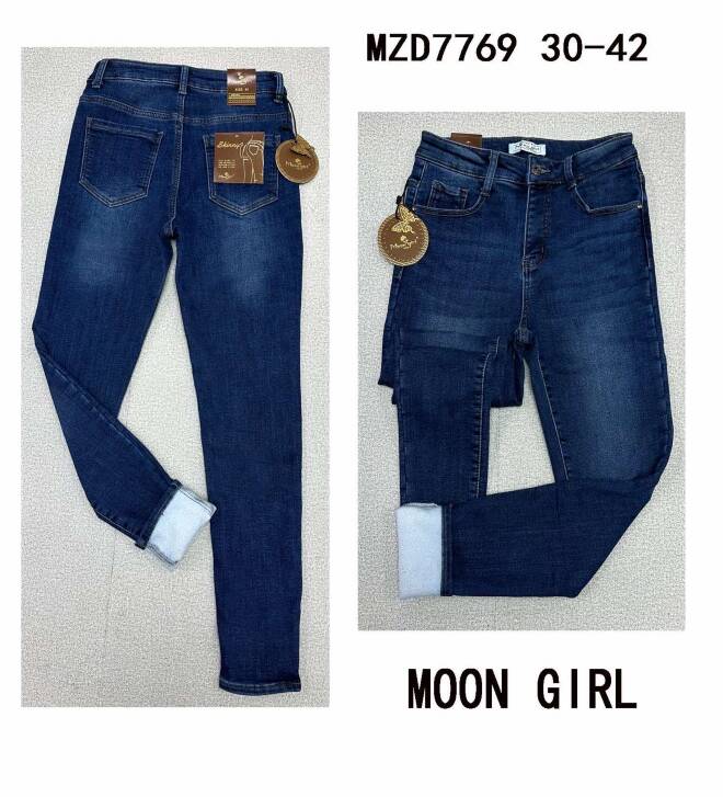 Jeansy damskie MZD7769 1 kolor  30-42
