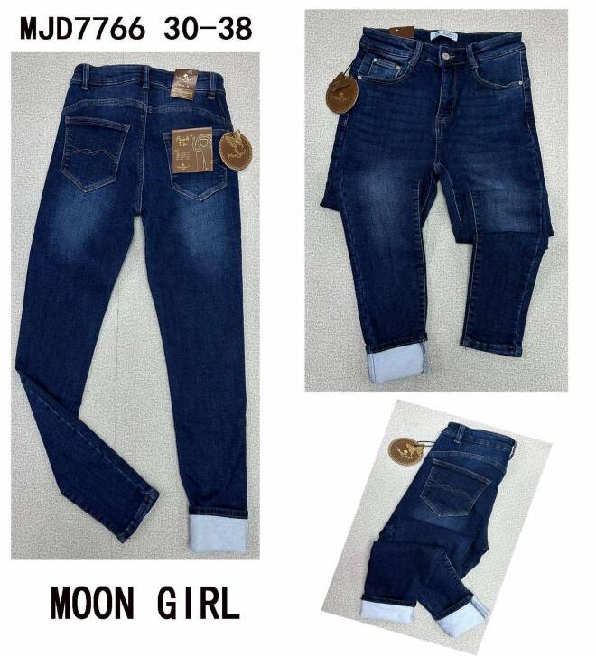 Jeansy damskie MJD7766 1 kolor  30-38