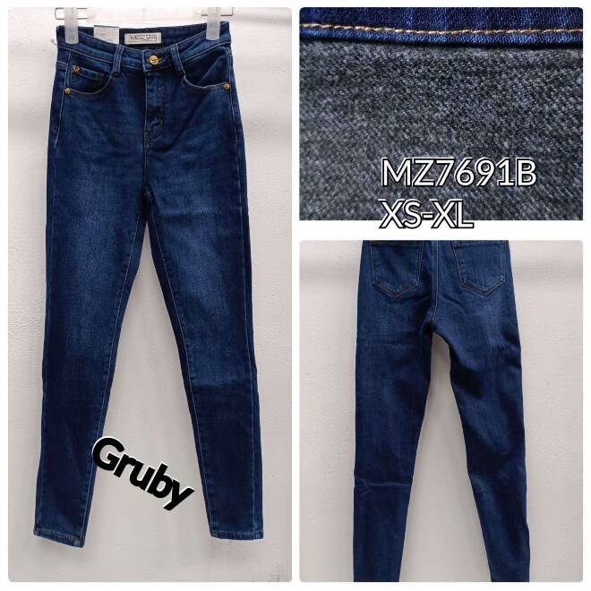 Jeansy damskie MZ7691B 1 kolor  XS-XL 1
